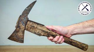 Antique Firefighter Axe - Restoration