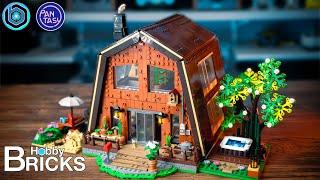 Building a Forest Cabin by Pantasy Bricks  Speed Build  Lego Compatible