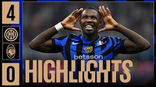 SHOWTIME 4️⃣  INTER 4-0 ATALANTA  HIGHLIGHTS  SERIE A 2425 