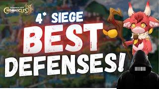 GUILD SIEGE Top 5 DEFENSES for 4-STAR TOWERS - Summoners War Chronicles