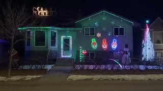 Run Run Rudolph - Christmas Light Show in Sylvan Lake AB