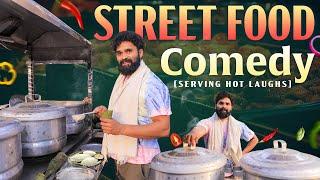 Street Food Comedy  Hyderabad Street Food Comedy  Telugu Comedy Video  Chandragiri Subbu