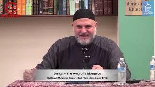 Dunya - The Wing of a Mosquito  EPIC Replay  Ustadh Mohamad Baajour