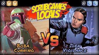 Star Wars Unlimited Best of 3 Webcam Locals Round 1 - Boba Cunning Vs Iden Vigilance SWU