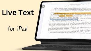 Live text on iPad for Beginners  everything you need to know