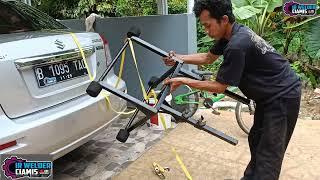 braket buat bawa sepeda di mobil sedan bisa dua pcs