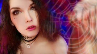 ASMR️‍ Spider web and Unintelligible whisper in ear 