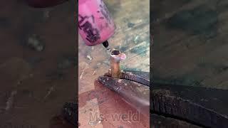 Satisfying Cold Welding Moment#welding #Coldwelding #technology #Metalwelding #machine #shorts