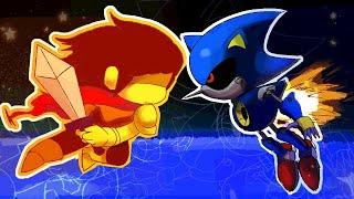 Fighting Metal Sonic in DELTARUNE