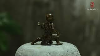 Chinese Works of Art， Chinese Kung Fu Shaolin Kung Fu Bronze S