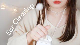 ASMR 나무귀이개 귀청소｜솜털 귀이개로 양쪽 번갈아 파는 거친 귀청소 ASMR 노토킹｜Rough Ear Cleaning ASMR No Talking