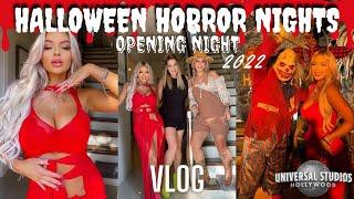 HALLOWEEN HORROR NIGHTS OPENING NIGHT 2022  VLOG