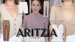 #ARITZIA CLIENTELE SALE 2023 HAUL MUST HAVE basic wardrobe staples  #aritziahaul try-on