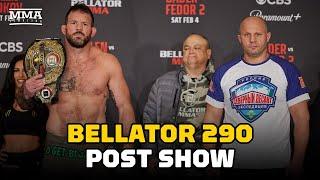 Reaction To Fedors Final Fight Bellators CBS Debut  Bellator 290 Post-Fight Show  MMA Fighting