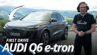 2024 Audi Q6 e-tron  Sister model for Porsche Macan EV is a very slick mid-size luxury electric SUV