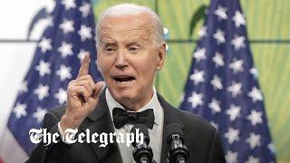 Biden mocks ‘loser’ Trump saying I think he’s having trouble’