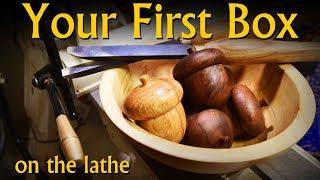 Begin Box Making on the Lathe - A Video Class on making The Acorn Box