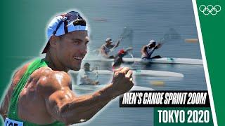 Pure drama  Canoe Sprint Mens Canoe Single 200m Final   Tokyo 2020