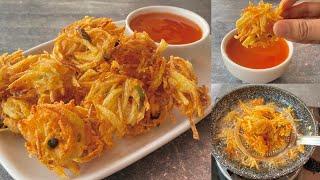 বিকালের নাস্তার জন্য মচমচে আলুর পাকোড়া  Potato Pakora Recipe  Aloo pakora  Potato Snacks Recipes