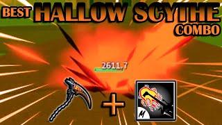 The BEST HALLOW SCYTHE + DEATH STEP combo you will ever see...  Blox Fruits Bounty Hunt