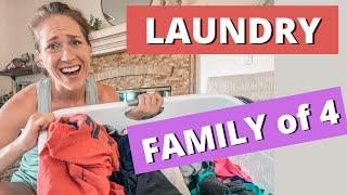 Laundry Routine for a Family of 4