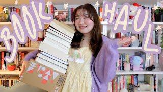 huge book haul & unboxing  i may have a problem lol