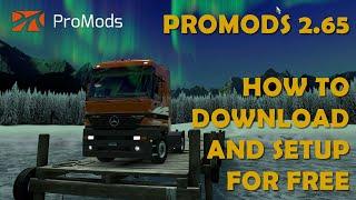 How to Download Promods 2.65 ETS2 1.47 for free and guide how to setup it.