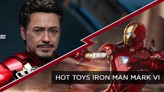 Hot toys Iron Man Mark VI Diecast 2 0 with Gantry