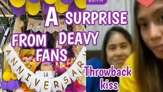 Deavy first Anniversary A surprised from the fans  #fyp