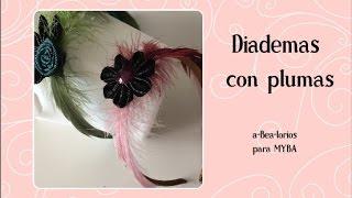 Cómo hacer tu diadema de plumas DIY. Tutorial fácil en español.