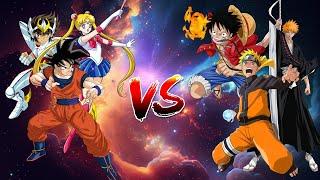 The 3 Legends vs The Big 3 Goku & Sailor Moon & Seiya vs Naruto & Luffy & Ichigo