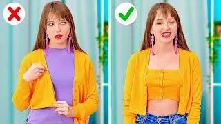 AWESOME CLOTHES AND SHOES HACKS  Funny And Creative Tips For Your Wardrobe by 123 GO