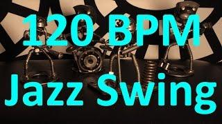 120 BPM - Jazz Swing - 44 Drum Track - Metronome - Drum Beat