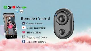 Bluetooth Remote control Page Turner for TikTok Ebook APPs for Iphone Android Phone