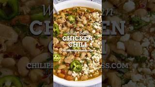 RICH & COMFORTING White Bean Chicken Chili
