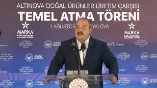 Altınova Doğal Ürünler Üretim Çarşısı Temel Atma Töreni   YALOVA