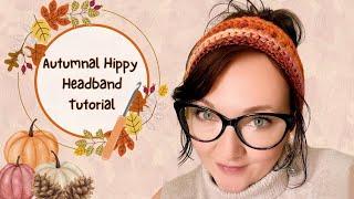 QUICK and EASY crochet headband tutorial for FALL