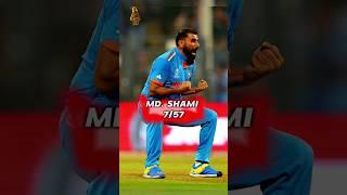 Ind vs Nz world cup 1st semi-final  Mohammad shami 7 wickets  #shorts #viral #cricrecords7