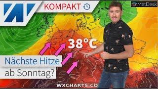 SCHWERE GEWITTER nach 40°C Gluthitze am Mittwoch um Hamburg und Berlin Neue Hitze ab Sonntag