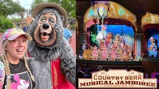 NEW Country Bear Musical Jamboree at Magic Kingdom New Songs Grizzly Hall Tour & Review