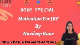 Motivation for JRF  Motivational Talk  Unacademy Live - NTA UGC NET