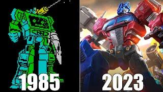 Evolution of Transformers Games 1985-2023