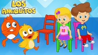 El Juego de Las Sillas Musicales cancion infantil  Los Amiguitos Canciones Infantiles