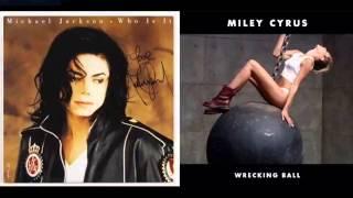 Michael Jackson VS Miley Cyrus - Who Is Wrecking Balls