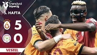 Vestel  Galatasaray 5-0 Çaykur Rizespor - HighlightsÖzet  Trendyol Süper Lig - 202425