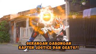 KAPTEN JUSTICE VS KAMEN RIDER GEATS