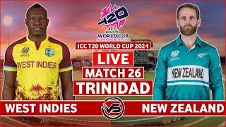ICC T20 World Cup 2024 Live West Indies vs New Zealand Live  WI vs NZ Live Scores & Commentary