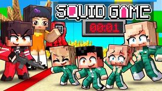 Trapping My Family in SQUID GAMES in Minecraft