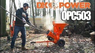 DK2 POWER  OPC503 3-Inch 7 HP Wood ChipperShredder