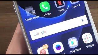 Galaxy S7 How to Remove Blue Scanning Line